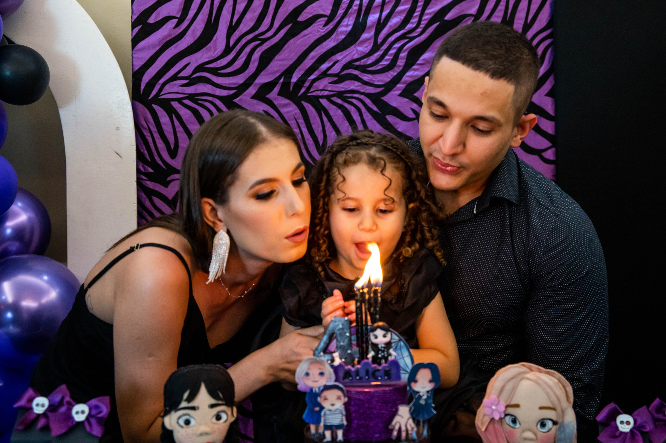 Parabéns e corte do bolo