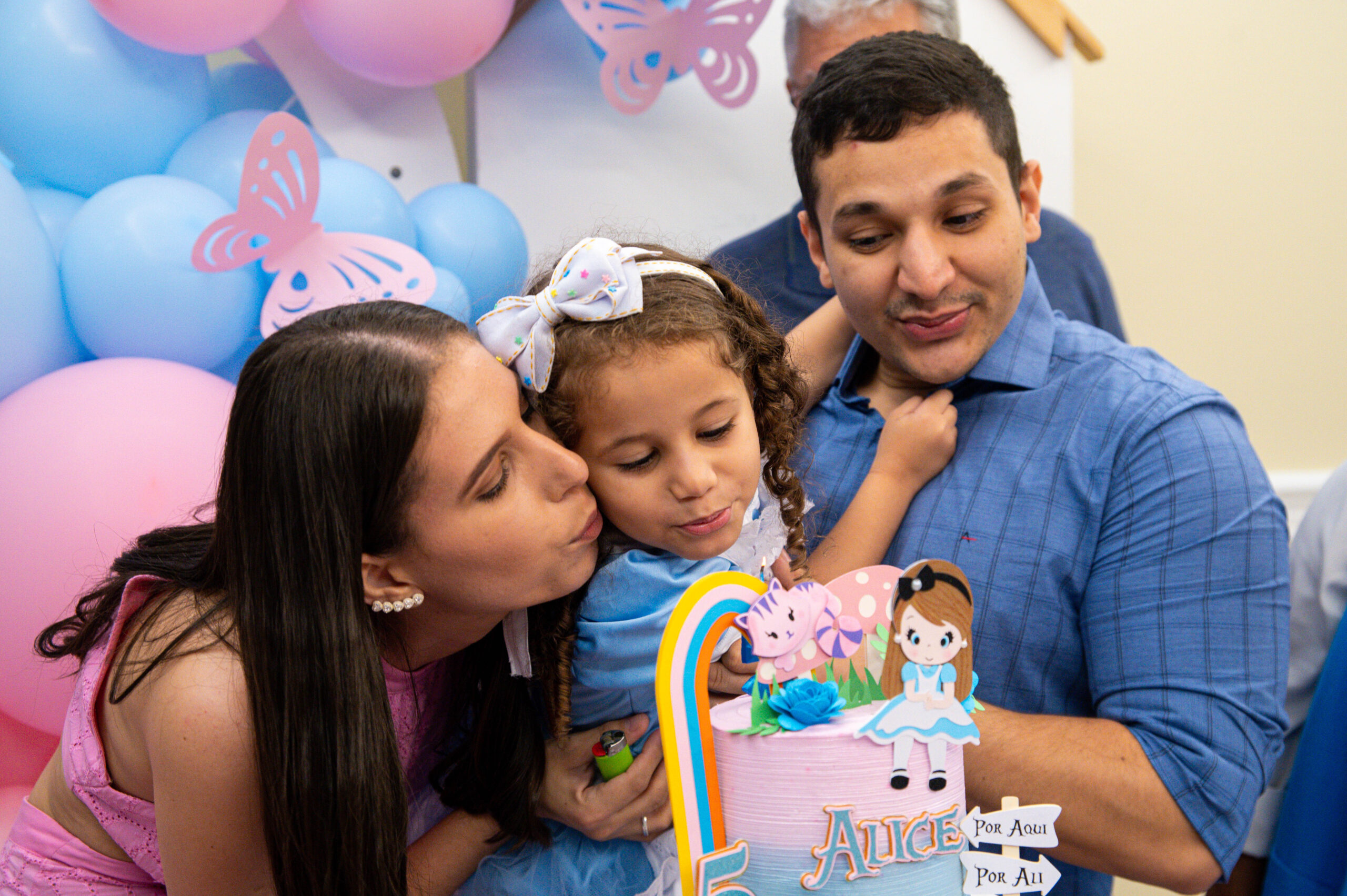 Pais vivendo o momento